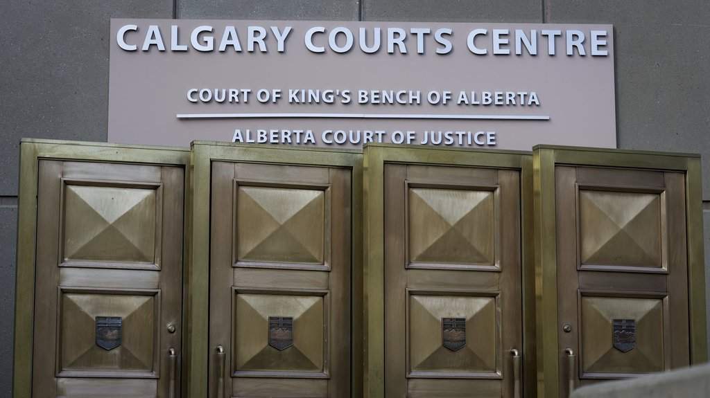 The Calgary Courts Centre is pictured in Calgary, Alta., Tuesday, Feb. 20, 2024. THE CANADIAN PRESS/Jeff McIntosh