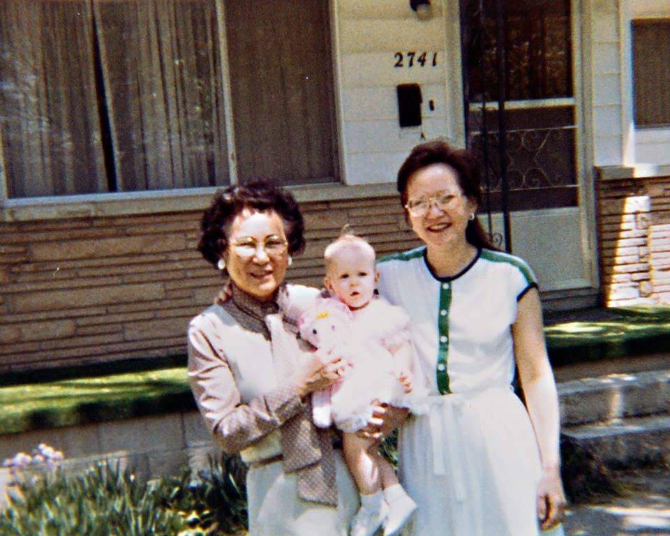 Asako Ueyda holds baby Mariam Watson, with Watson's mother, Mary Ann Stone, in this 1982 handout photo. Indiana resident Mariam Watson is seeking Canadian citizenship based on her grandmother's origins in New Westminster, B.C.
