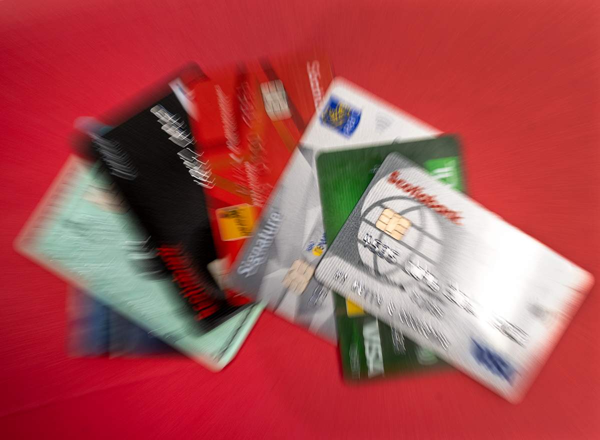 Credit cards shown on October 6, 2022.