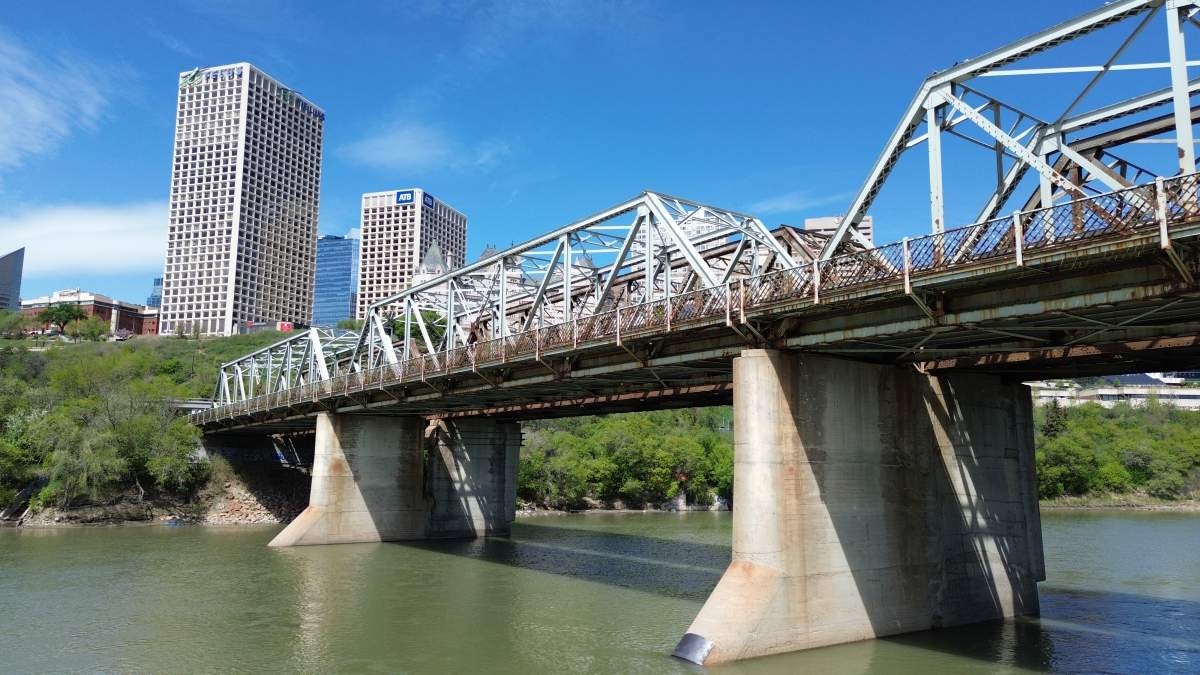 The Low Level Bridge over the North Saskatchewan River in Edmonton, Alta. on Monday, May 25, 2026.