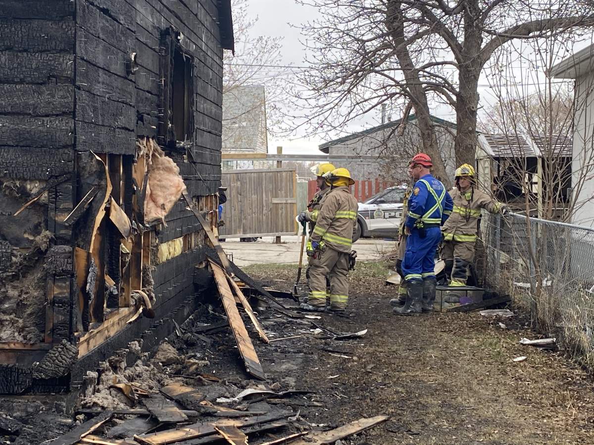 Crews assess damage after evening fire on Lock Street