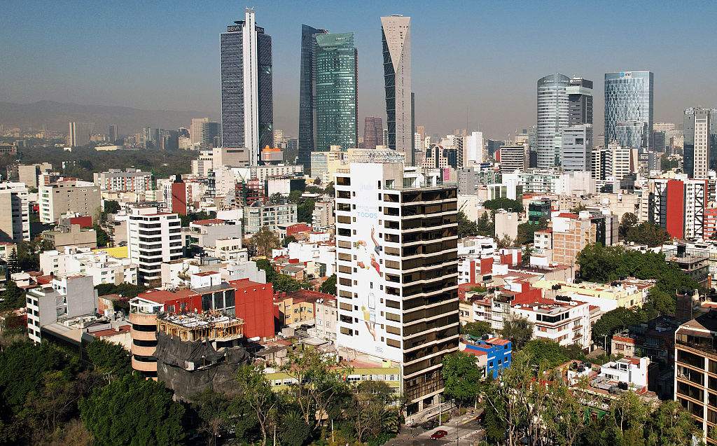 FILE: View taken on Feb. 2, 2023, of the Roma Norte neighbourhood in Mexico City. Mexico City is attracting a rising number of tourists and foreigners who rent accommodation through online platforms.