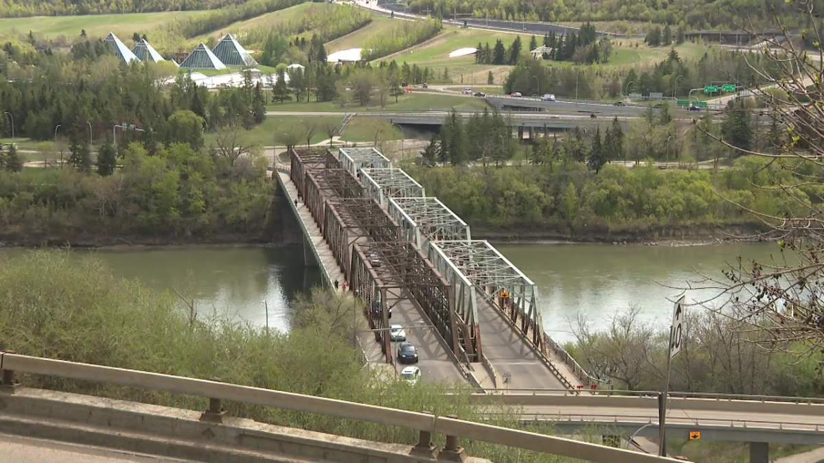 The Low Level Bridge over the North Saskatchewan River in Edmonton, Alta. on Tuesday, May 19, 2026.