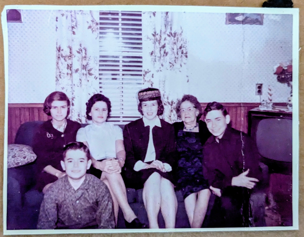 Maria Dutilly's great-grandmother Josephine Berube (second right) is seen in this undated family photo. American Dutilly is seeking Canadian citizenship on the basis of her great-grandmother's origins. 