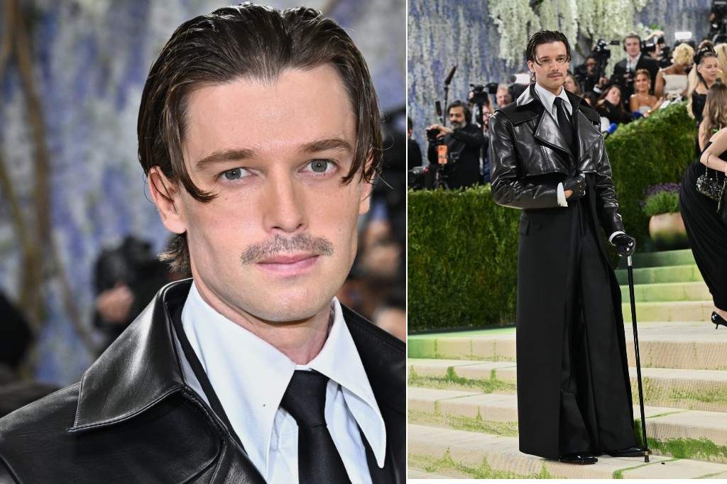 Patrick Schwarzenegger arrives at The Metropolitan Museum of Art's Costume Institute benefit gala celebrating the opening of the "Costume Art" exhibition on Monday, May 4, 2026, in New York.