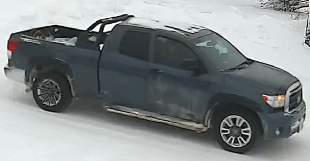 One of the trucks believed to be in the area of Pipe Road at the time of Steven’s death.
