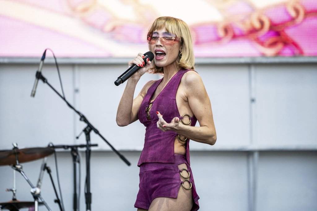 Goldie Boutilier performs at the 2025 BottleRock Napa Valley, in Napa, Calif., on Sunday, May 25, 2025. THE CANADIAN PRESS/AP - Invision, Amy Harris.