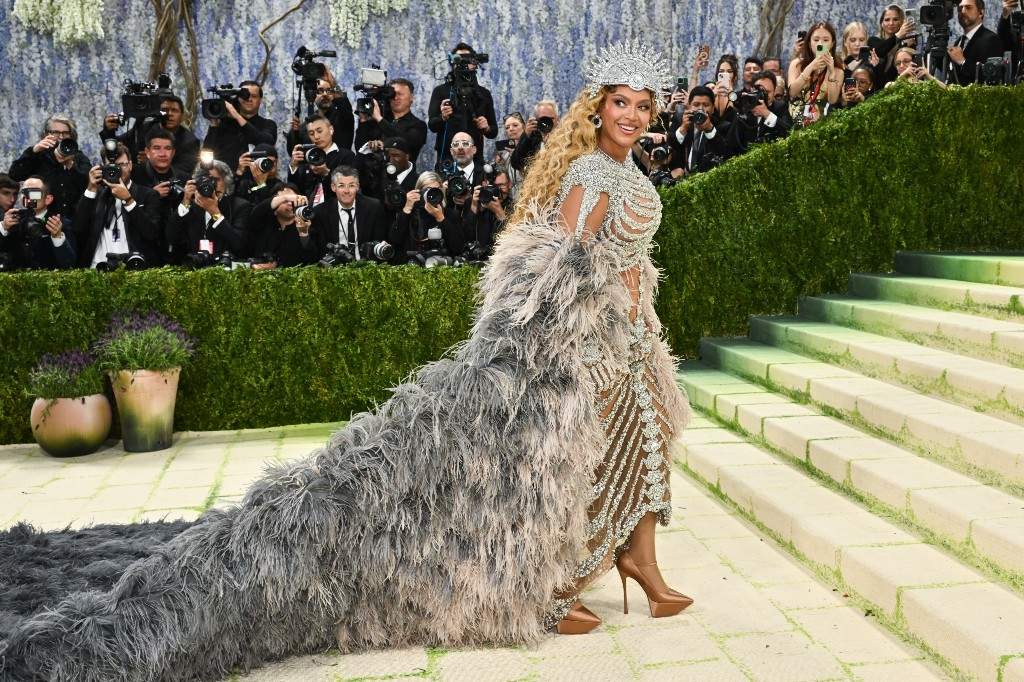 Beyoncé arrives at The Metropolitan Museum of Art's Costume Institute benefit gala celebrating the opening of the "Costume Art" exhibition on Monday, May 4, 2026, in New York.