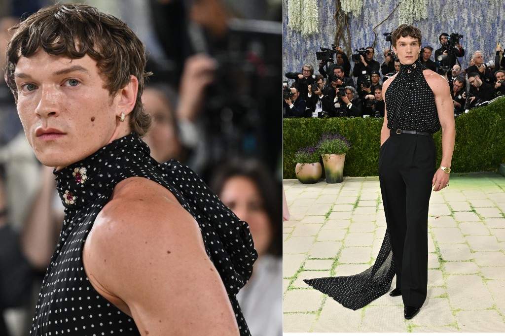 Connor Storrie arrives at The Metropolitan Museum of Art's Costume Institute benefit gala celebrating the opening of the "Costume Art" exhibition on Monday, May 4, 2026, in New York.