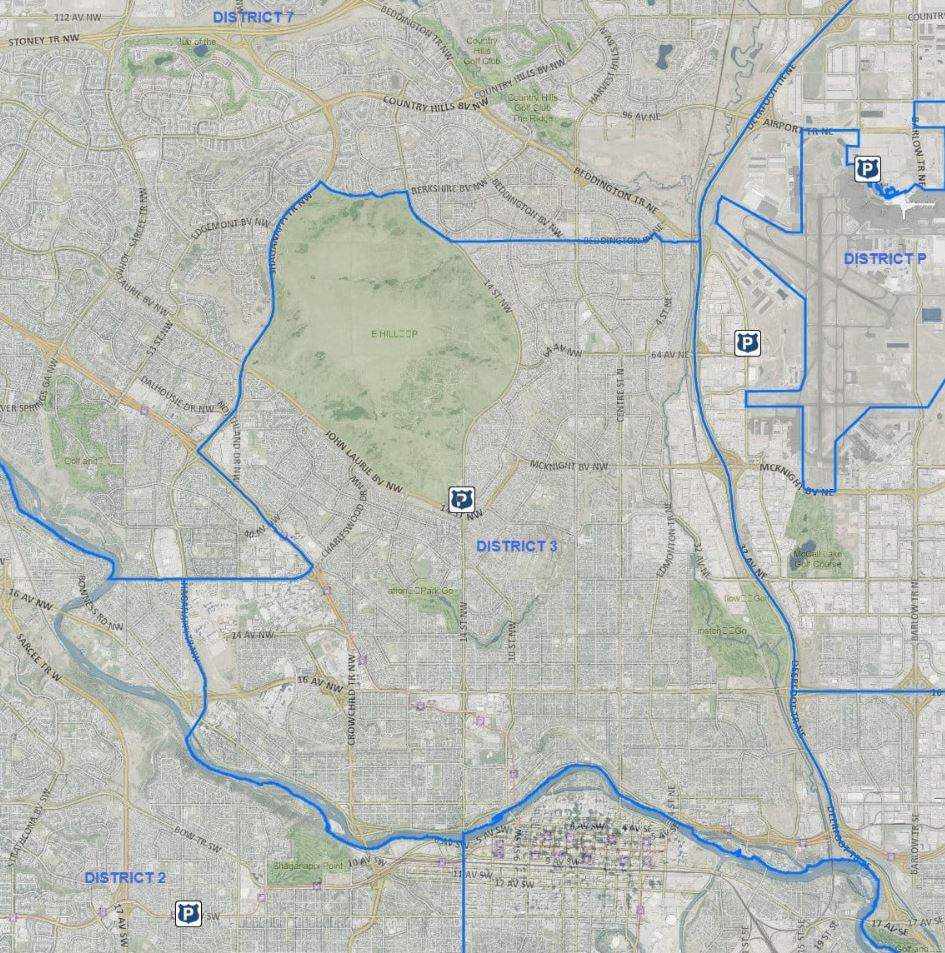 CPS District 3 stretches from Shaganappi Trail to Deerfoot Trail and Memorial Drive to Beddington Boulevard.