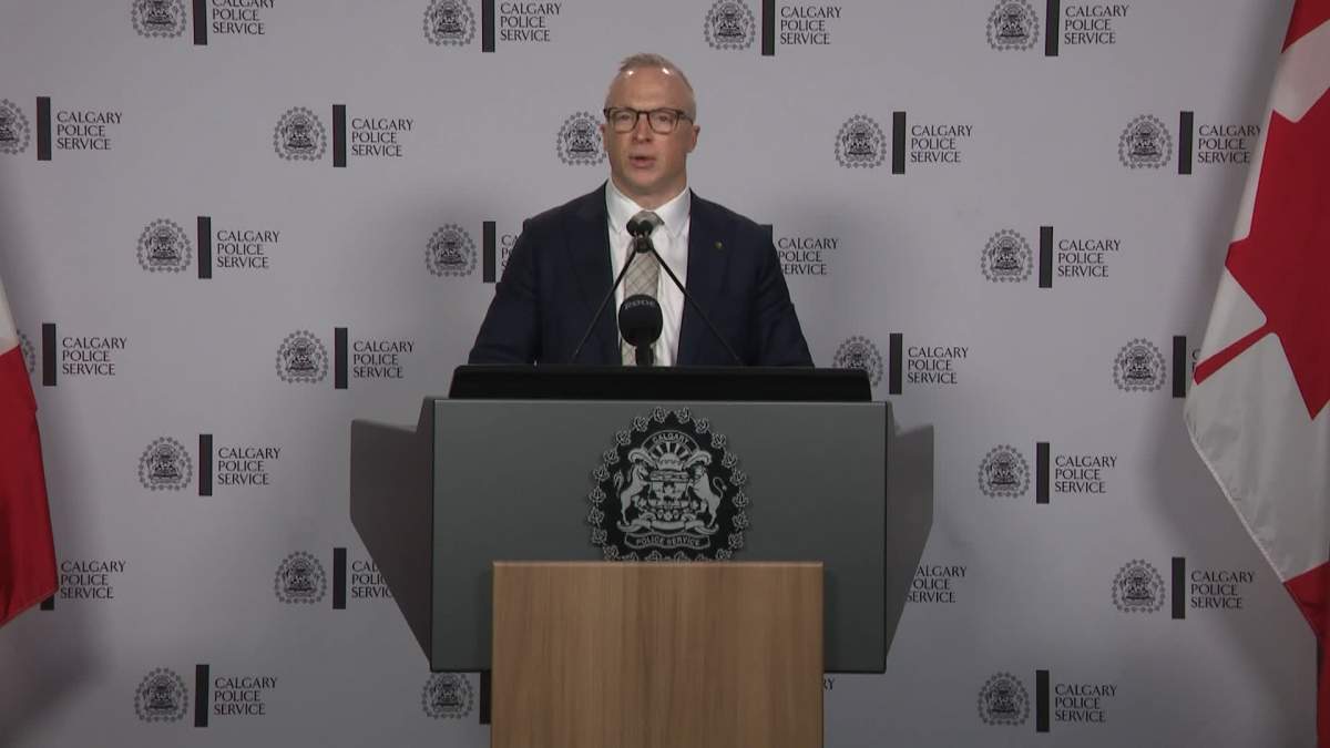 Calgary police Supt. Jeff Bell told a Friday morning press conference in Calgary that none of the suspects, who range in age from 18 to 29, are Canadian citizens.