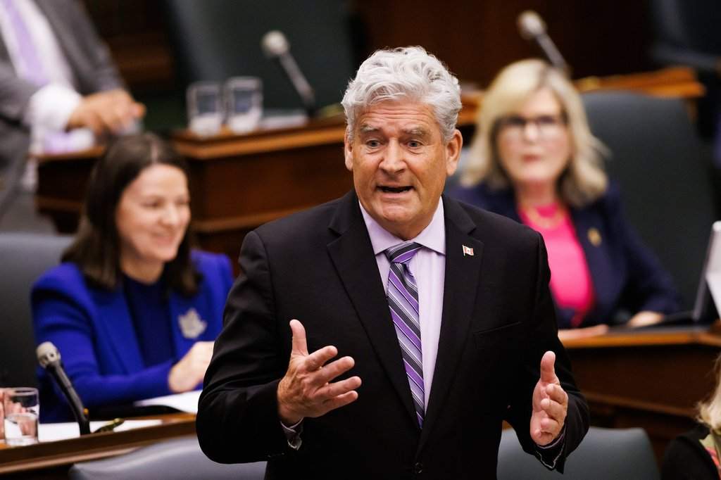Liberal MPP John Fraser attends Question Period at Queen's Park in Toronto on Tuesday, May 13, 2025. 