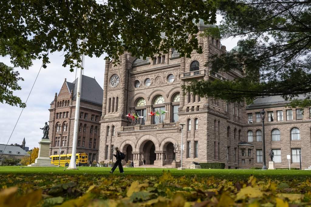 Queen’s Park, in Toronto, Nov. 6, 2025.