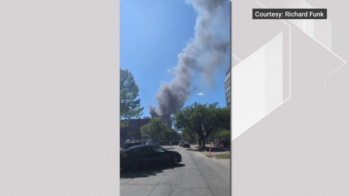 The fire broke out around 4:20 p.m. on Friday in the 1000 block of 13 Avenue S.W.