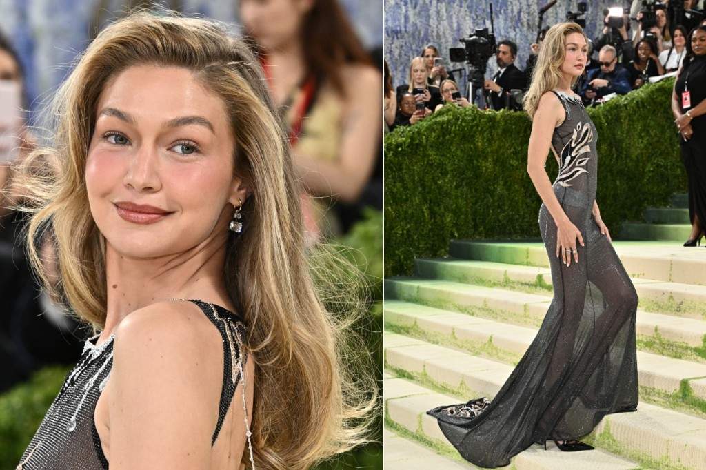Gigi Hadid arrives at The Metropolitan Museum of Art's Costume Institute benefit gala celebrating the opening of the "Costume Art" exhibition on Monday, May 4, 2026, in New York.