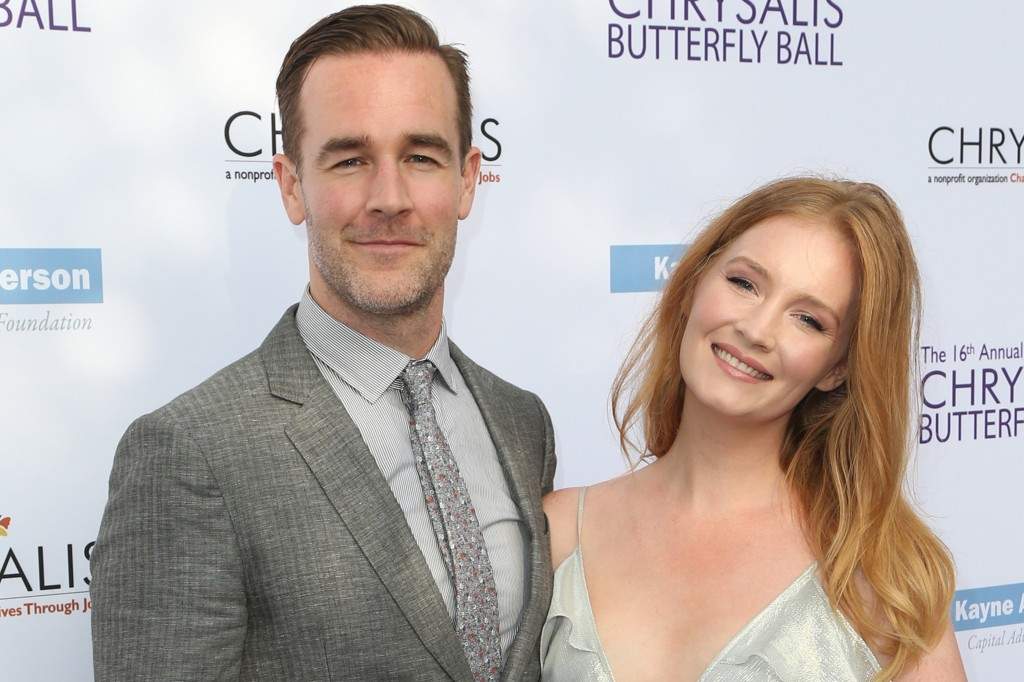 James Van Der Beek and wife Kimberly Van Der Beek attend the 16th annual Chrysalis Butterfly Ball in Brentwood on June 3, 2017.