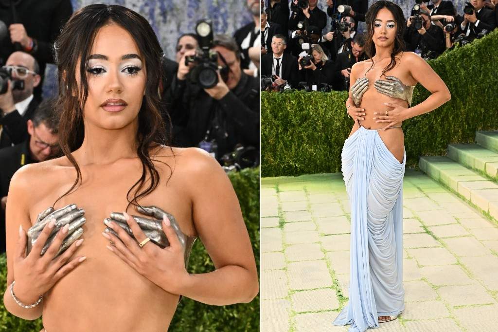 Lena Mahfouf arrives at The Metropolitan Museum of Art's Costume Institute benefit gala celebrating the opening of the "Costume Art" exhibition on Monday, May 4, 2026, in New York.