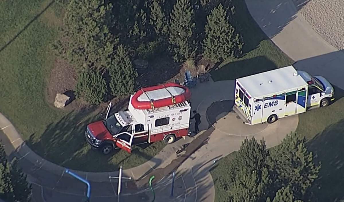Members of the Calgary Fire Department aquatic rescue team along with EMS paramedics were also called out to the tragic drowning of two 20-year-old men in Lake Mahogany Lake in August 2025.