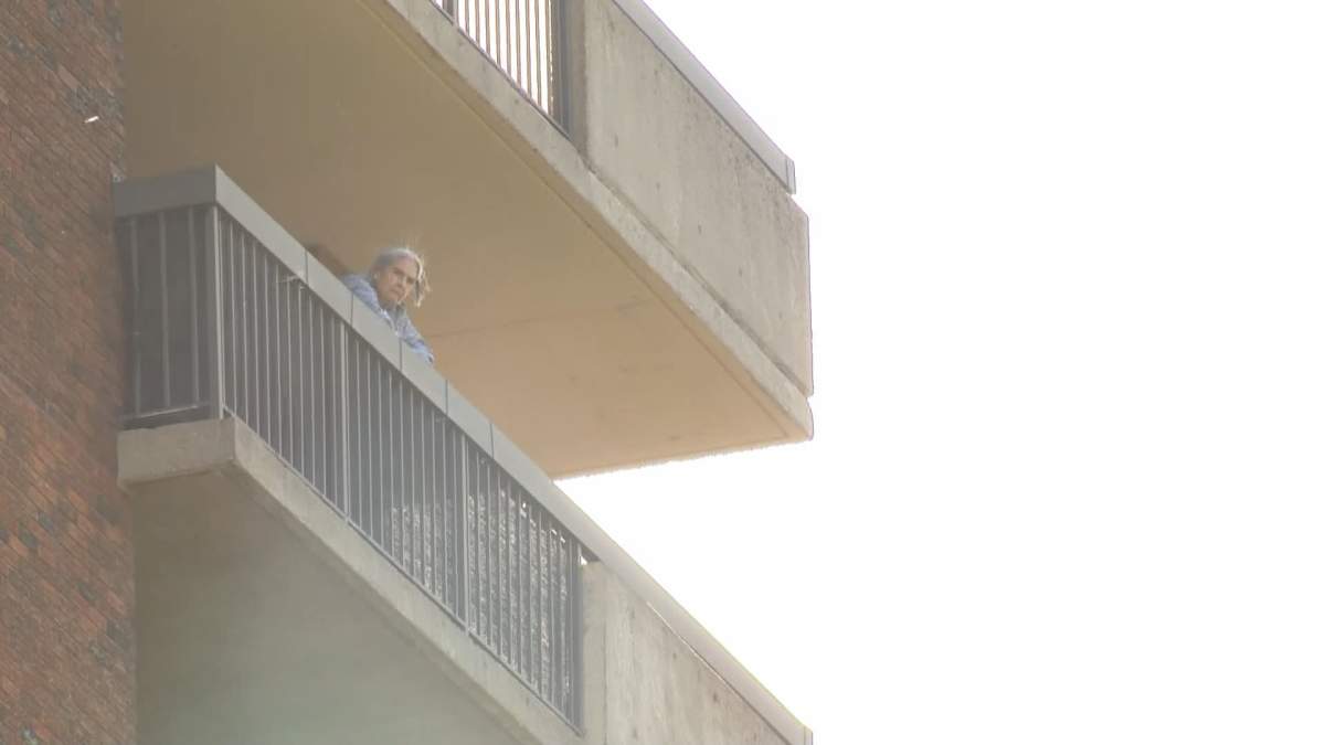 While dozens of the building's residents managed to scramble to safety, others chose to shelter in place.