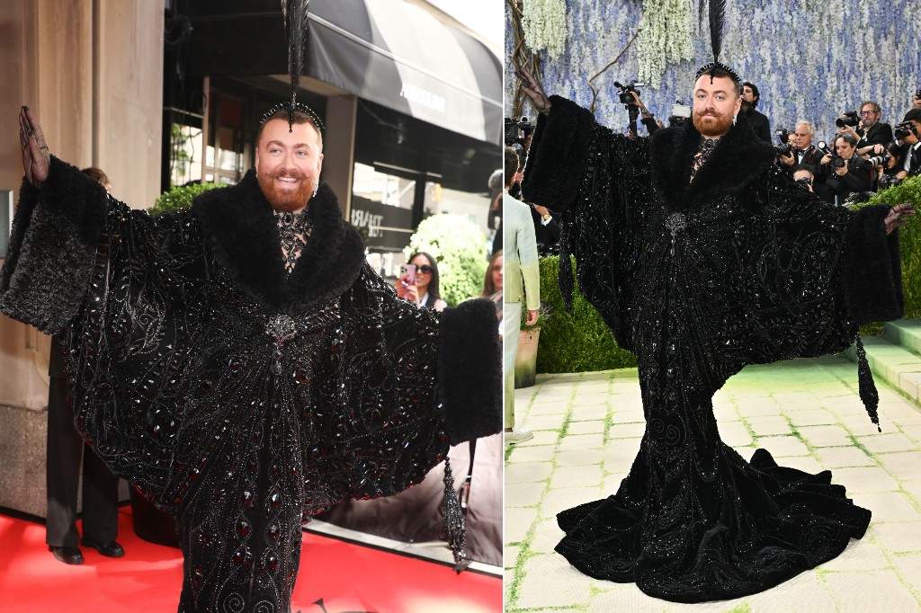 Sam Smith arrives at The Metropolitan Museum of Art's Costume Institute benefit gala celebrating the opening of the "Costume Art" exhibition on Monday, May 4, 2026, in New York.