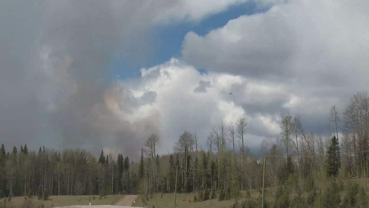 The area around the fire is a popular camping area, but the RCMP have set up roadblocks to keep people out and give fire crews room to fight the fire.