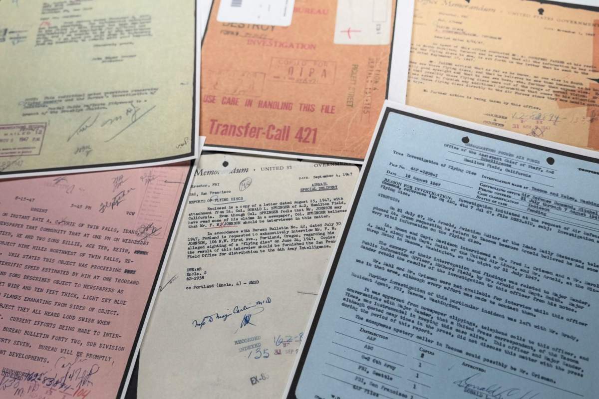 UFO sighting files