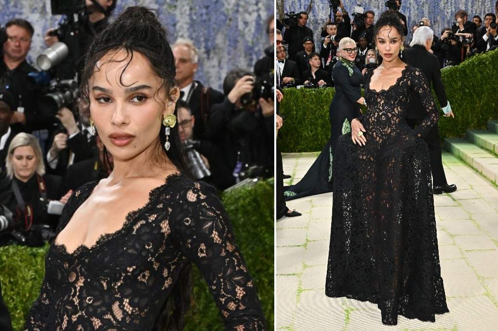 Zoe Kravitz arrives at The Metropolitan Museum of Art's Costume Institute benefit gala celebrating the opening of the "Costume Art" exhibition on Monday, May 4, 2026, in New York.