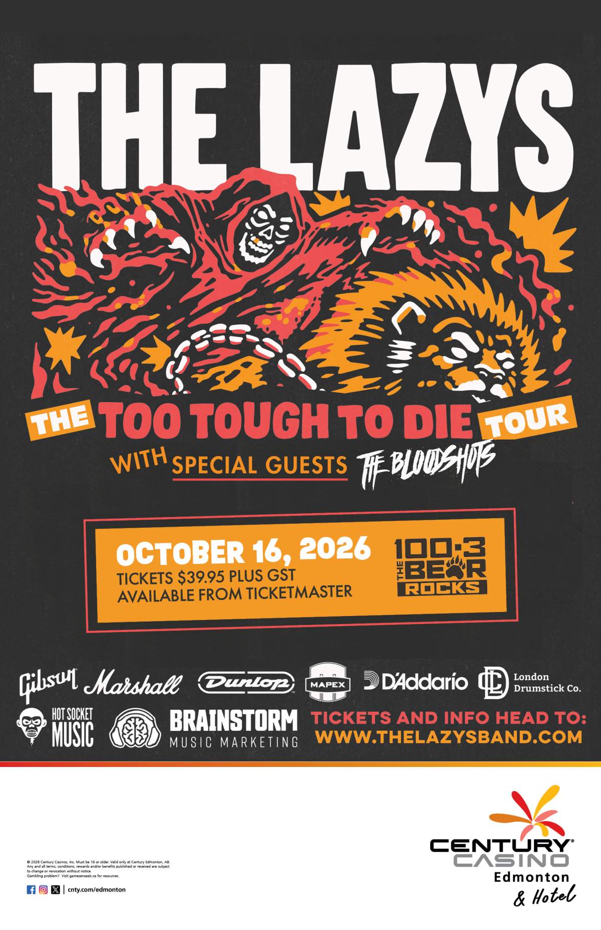 The Lazys: Too Tough to Die Tour w/ Special Guests The Bloodshots - image