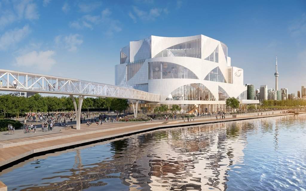 A new Ontario Science Centre is shown in this rendering provided by the government of Ontario, on Toronto's waterfront, at an estimated cost of just over $1 billion. 
