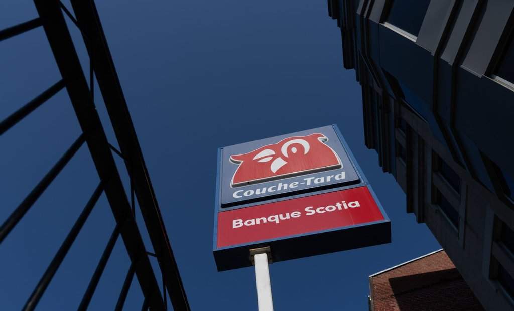 A Couche-Tard sign is seen in Montreal, Thursday, Sept. 5, 2024. 