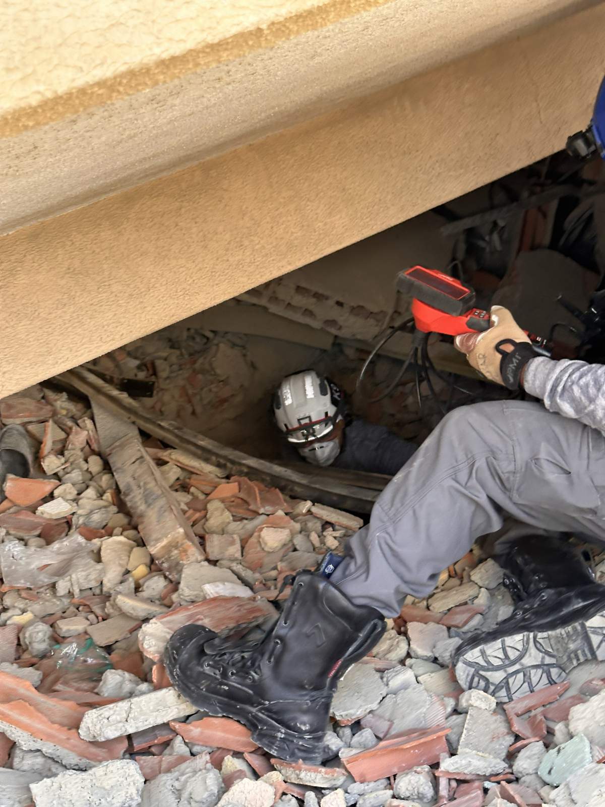 Members of Burnaby USAR work in Venezuela to find and rescue people trapped by the earthquakes.