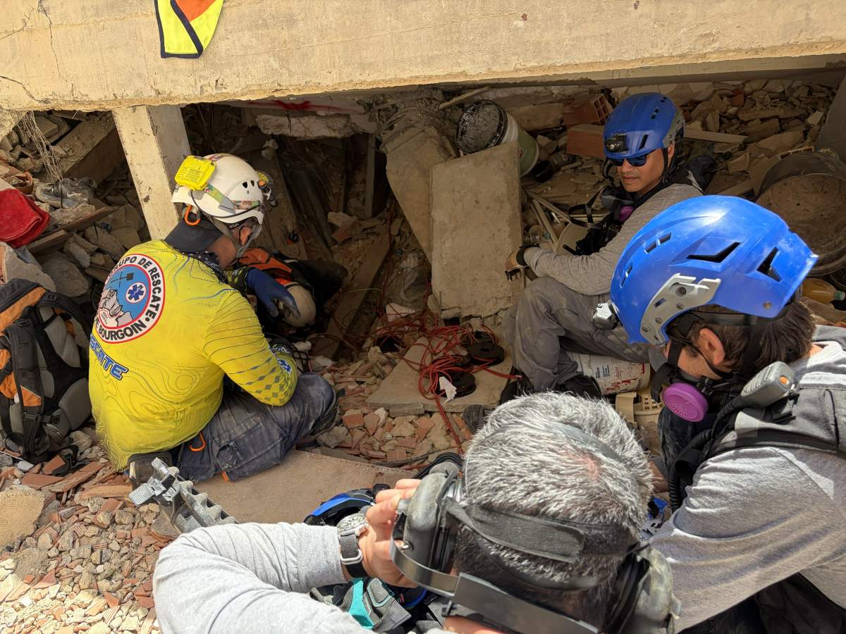 Scenes from Venezuela from the Burnaby Urban Search and Rescue Team.
