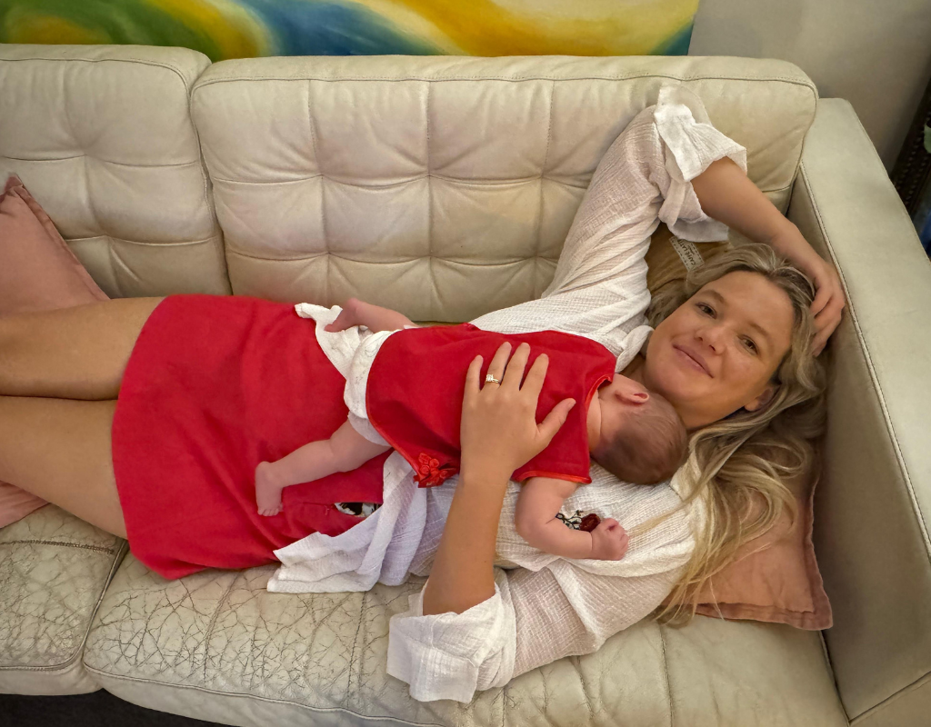 Leah Stewart was swimming between flags at Coogee Beach in Sydney when she was bitten by a shark.