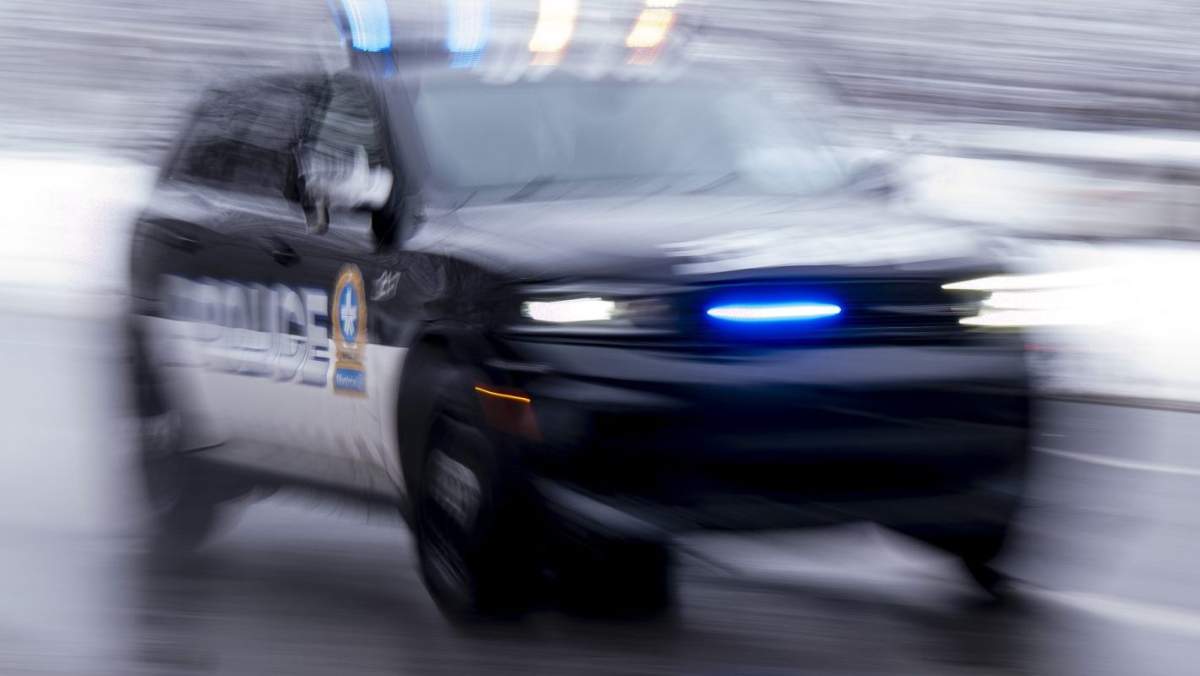 Montreal police cruiser