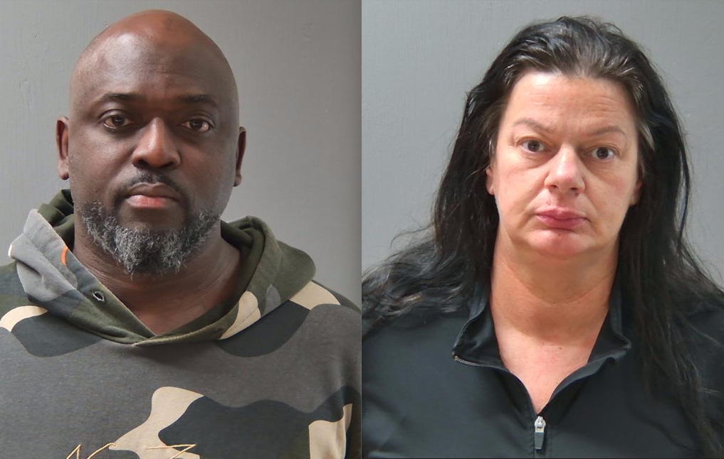André Diderot Gustave (left) and Christina Loubounakis (right) in a handout by Montreal police. 