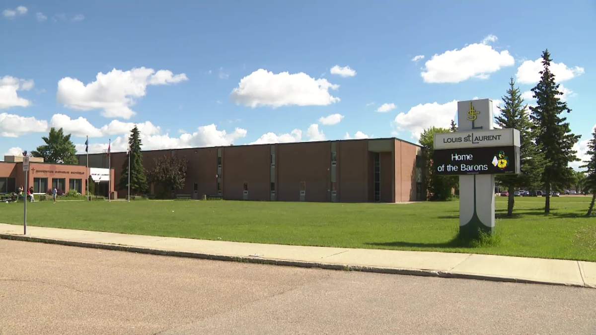 Louis St. Laurent Catholic Junior/Senior High School in south Edmonton on Tuesday, June 23, 2026.