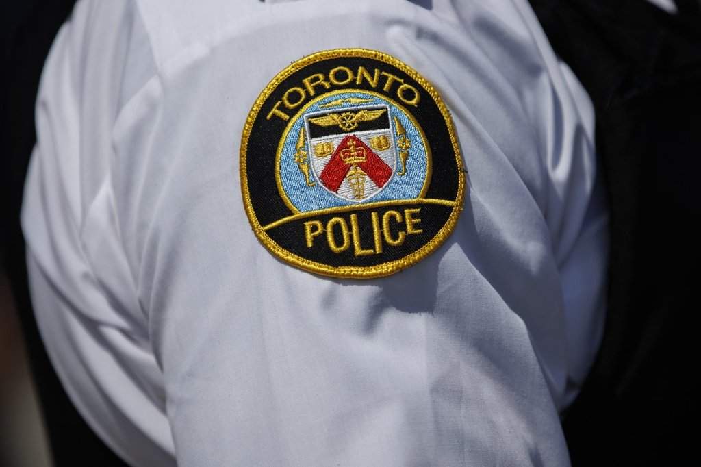 A Toronto Police emblem is shown in Toronto on August 5, 2022.  ton.