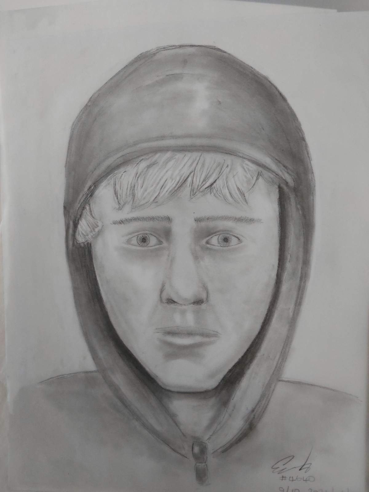 Calgary police have released this composite sketch of the suspect in hopes that someone may have information about his identity.