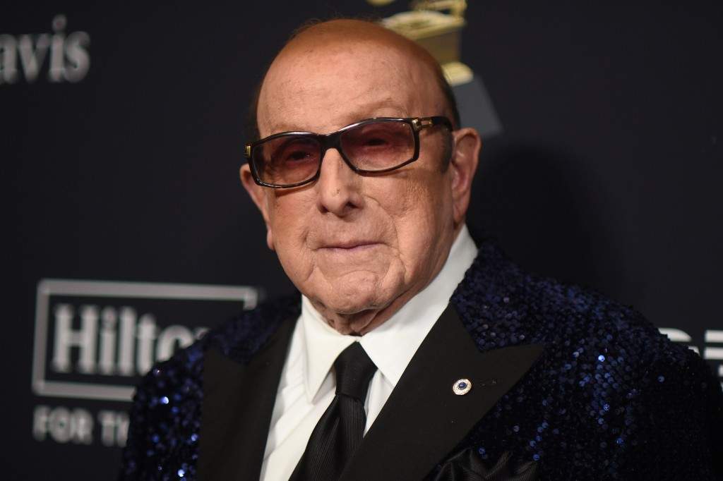 Clive Davis arrives at the Pre-Grammy Gala on Saturday, Feb. 3, 2024, at the Beverly Hilton Hotel in Beverly Hills, Calif.