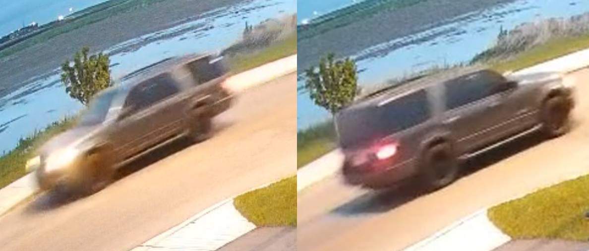 Calgary police are asking for the public for information about this grey Ford Expedition believed to be connected to the ongoing series of extortions against members of the city's South Asian community.