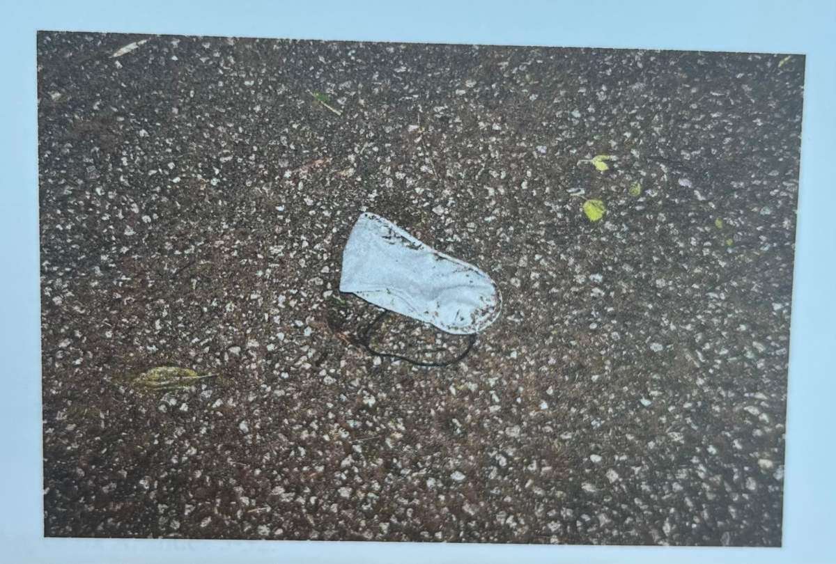 An eyemask is pictured in this evidence exhibit of a sexual assault case in High Park in Toronto. The man accused pleaded guilty to sexual assault causing bodily harm on Tuesday, June 9.