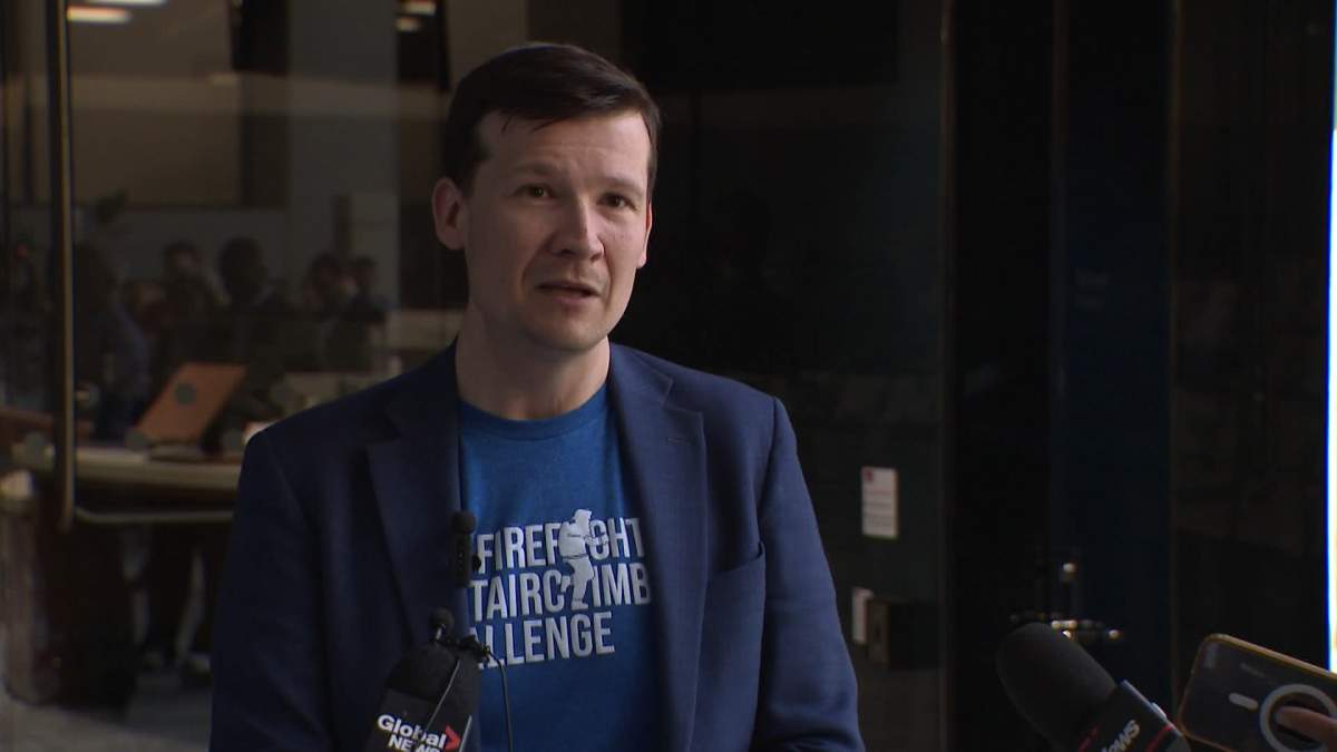 A clearly irritated Calgary mayor, Jeromy Farkas spoke to the media Wednesday afternoon and accused the festival's organizers of "throwing the city under the bus."
