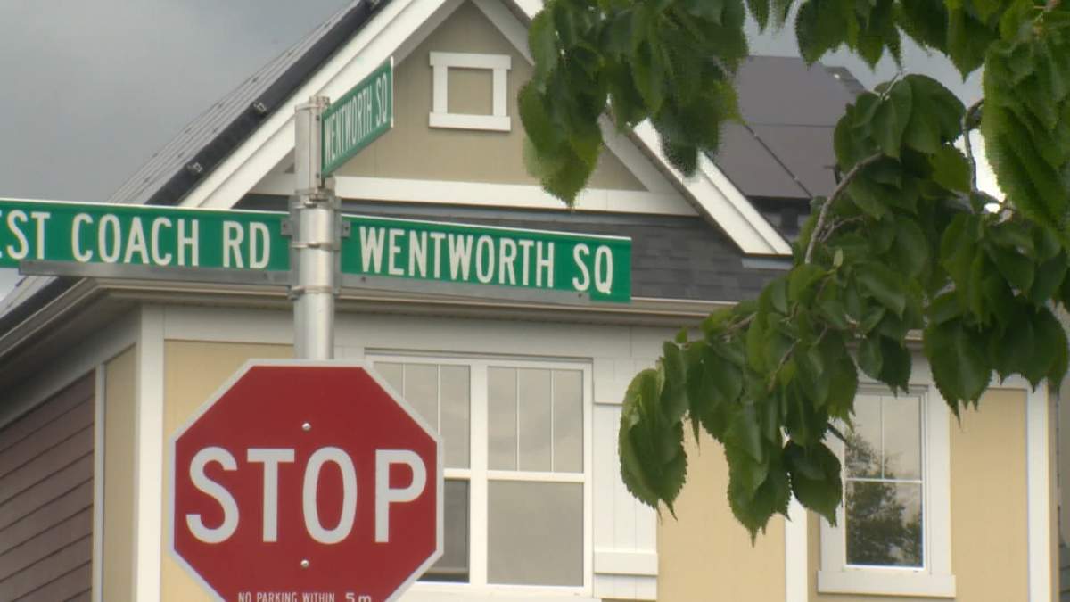 Calgary police said there were no witnesses to the fatal motorcycle crash that happened near the intersection of Wentworth Square and West Coach Road shortly after 6 a.m. on Sunday.