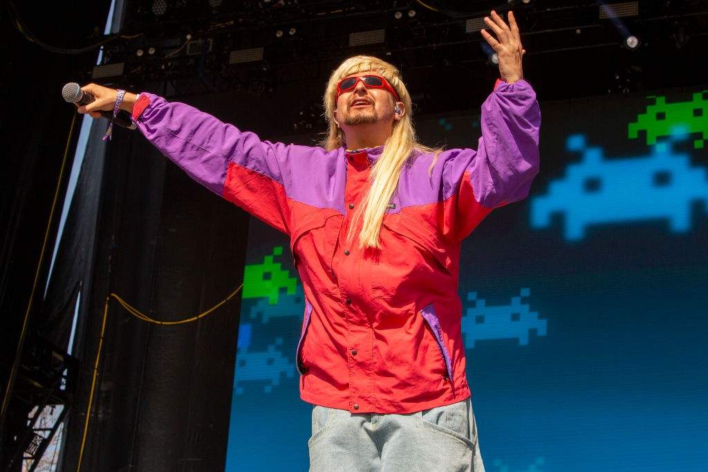 Oliver Tree performs during the Summer Smash Festival at Douglass Park on June 19, 2022 in Chicago, Illinois.