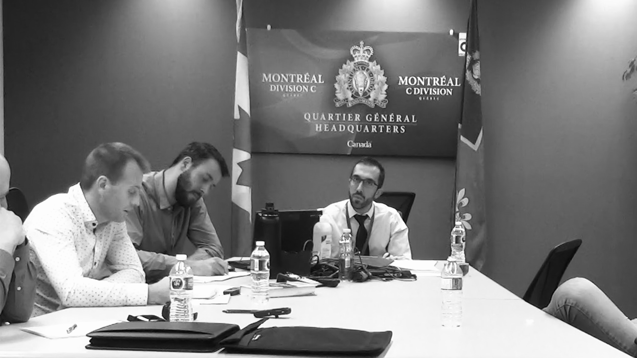 RCMP officers interview witness during Project Severo investigation into William Majcher.