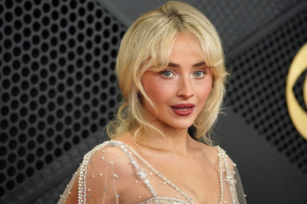 Sabrina Carpenter arrives at the 68th annual Grammy Awards on Sunday, Feb. 1, 2026, in Los Angeles.