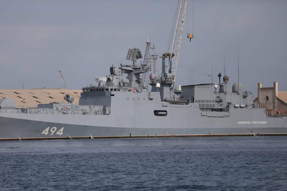 Russian warship