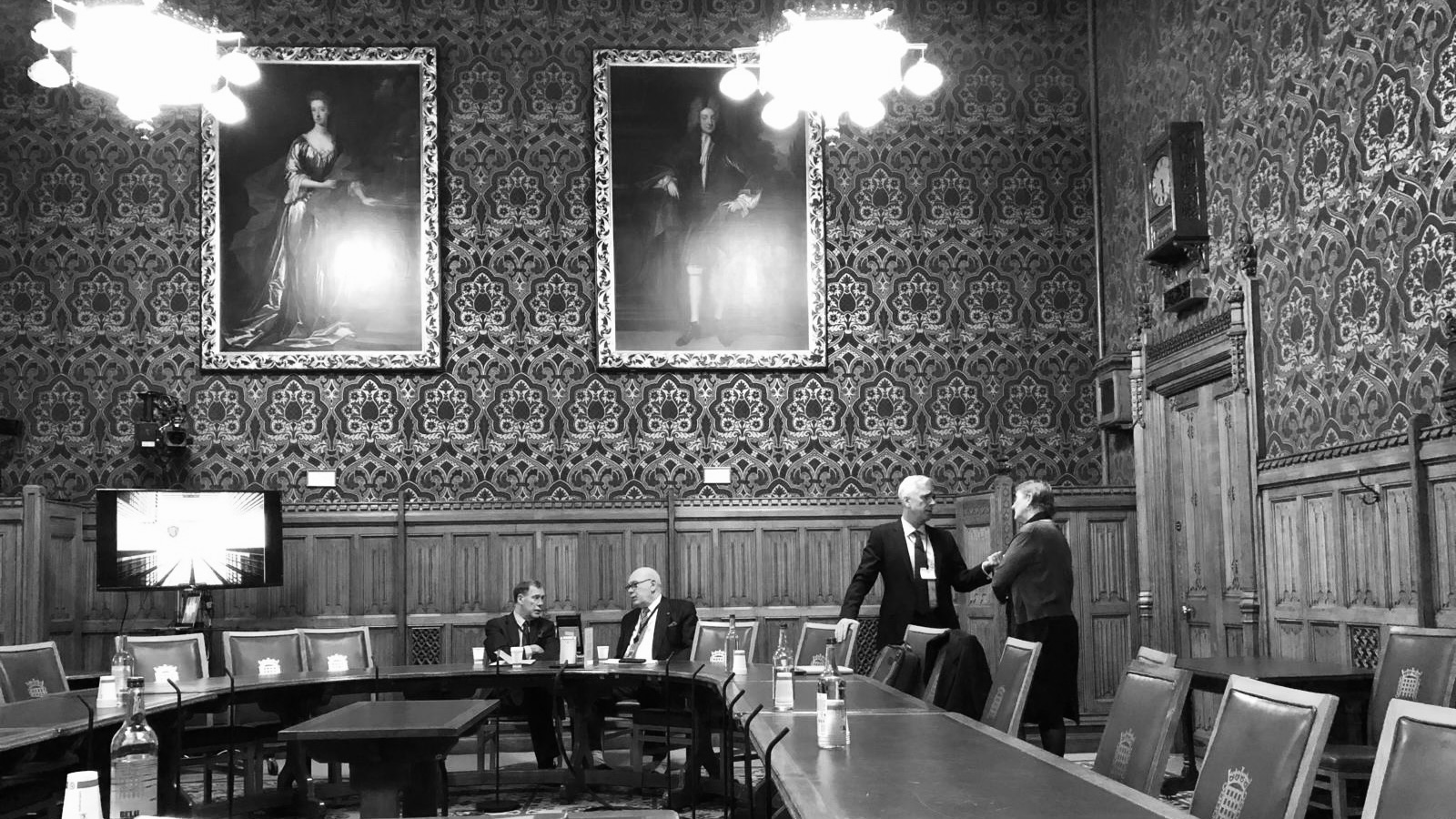 Former RCMP officer William Majcher speaks to British House of Lords cybersecurity group, February 2019.