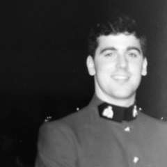 William Majcher at RCMP training depot, Regina, 1986.