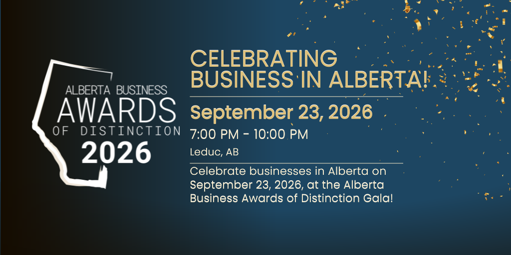 Alberta Business Awards of Distinction 2026, proudly supported by Global Edmonton - image